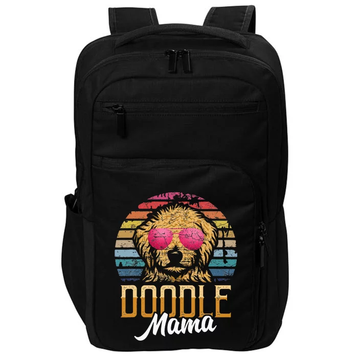 Doodle Mama Gift Goldendoodle Mom Goldendoodle Impact Tech Backpack