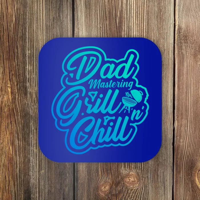 Dad Mastering Grillnchill Fathers Day Meaningful Gift Coaster