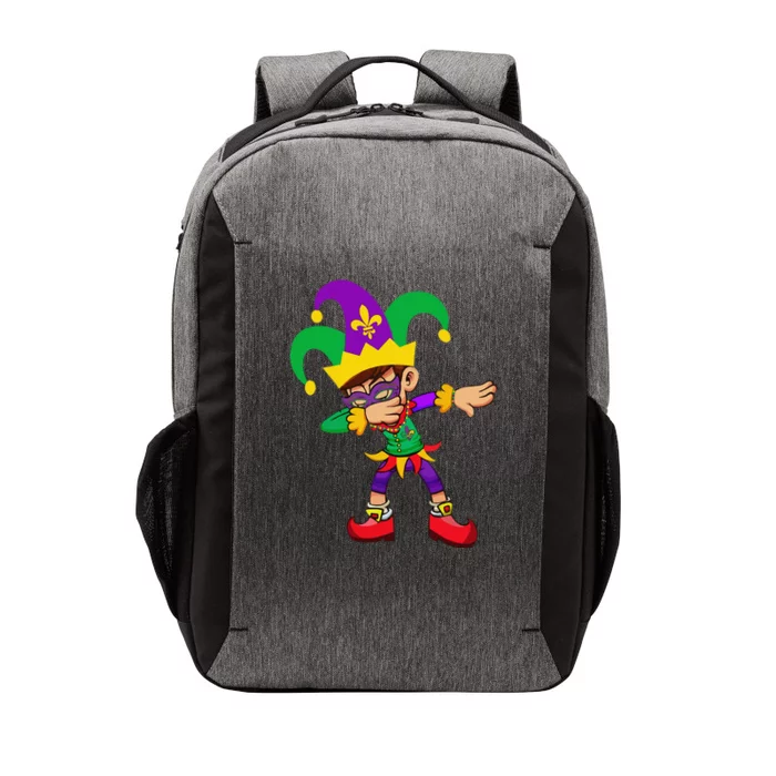 Dabbing Mardi Gras Vector Backpack