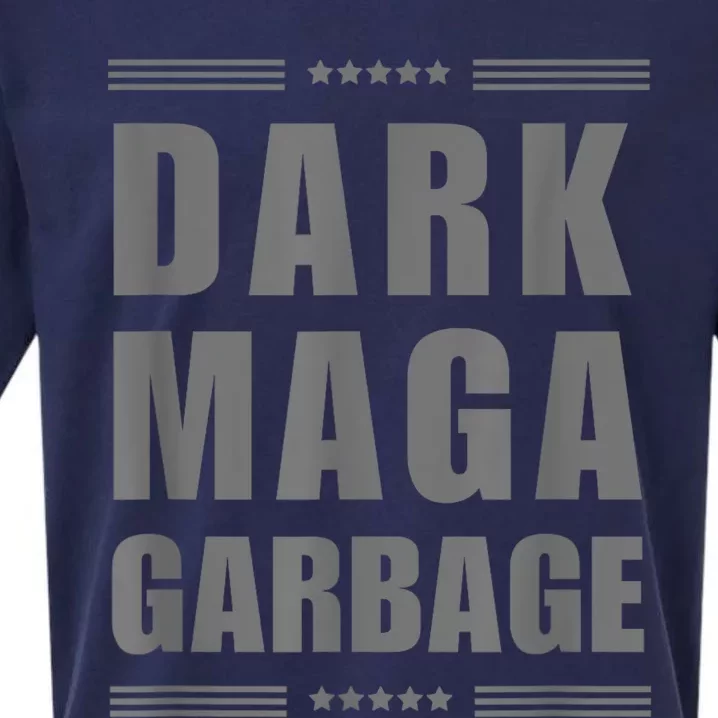 Dark Maga Garbage Funny Sueded Cloud Jersey T-Shirt