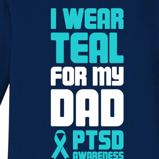 Dad Meaningful Gift Post Traumatic Stress Ptsd Awareness Meaningful Gift Baby Long Sleeve Bodysuit