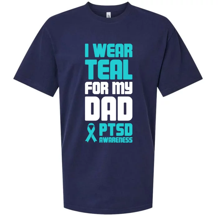 Dad Meaningful Gift Post Traumatic Stress Ptsd Awareness Meaningful Gift Sueded Cloud Jersey T-Shirt