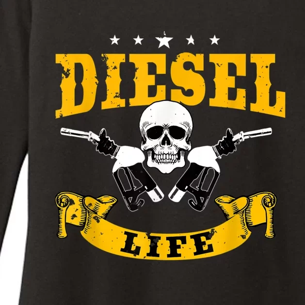 Diesel Mechanic Gifts Diesel Life Truck Repair Womens CVC Long Sleeve Shirt