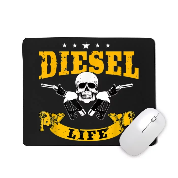 Diesel Mechanic Gifts Diesel Life Truck Repair Mousepad