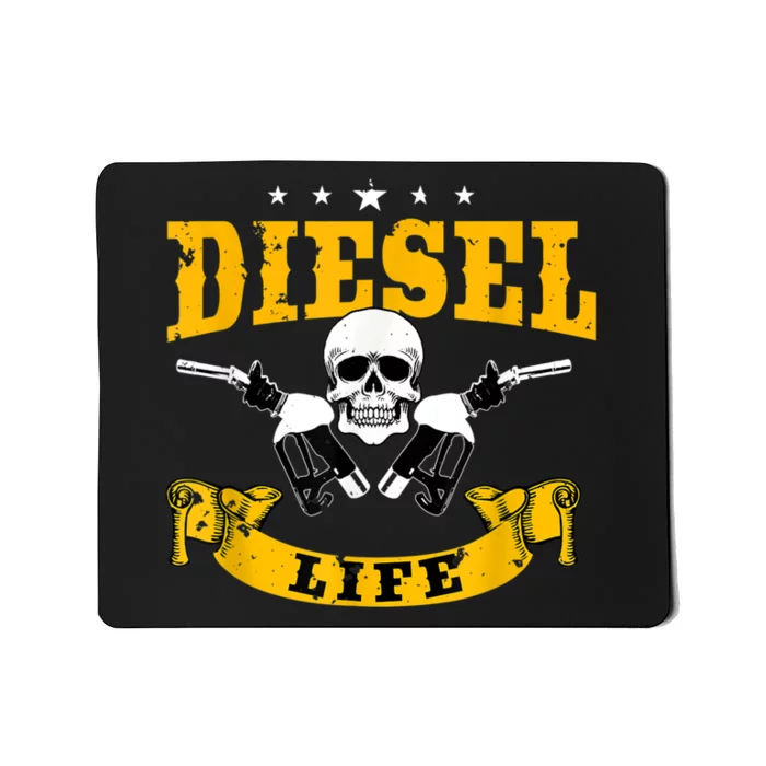 Diesel Mechanic Gifts Diesel Life Truck Repair Mousepad