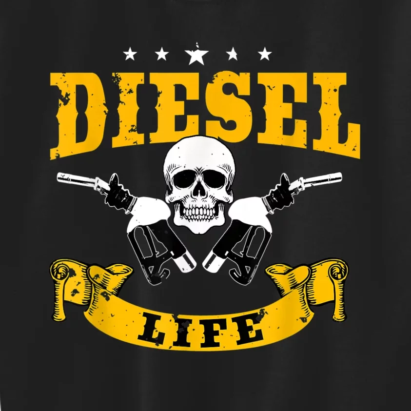 Diesel Mechanic Gifts Diesel Life Truck Repair Kids Sweatshirt