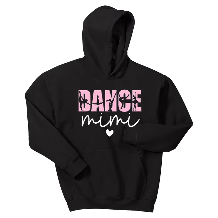 Dance Mimi Grandma Mimi Of A Dancer Dancing Mimi Kids Hoodie