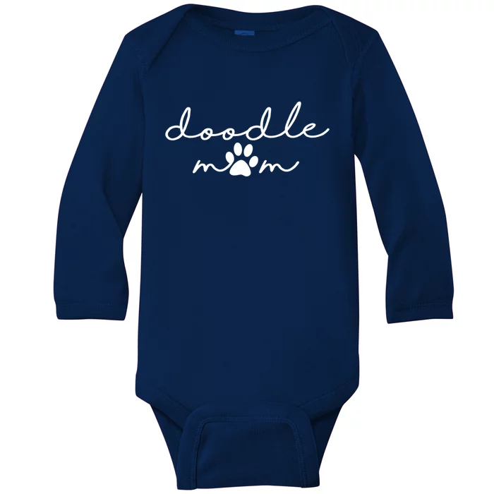 Doodle Mom Gift Baby Long Sleeve Bodysuit