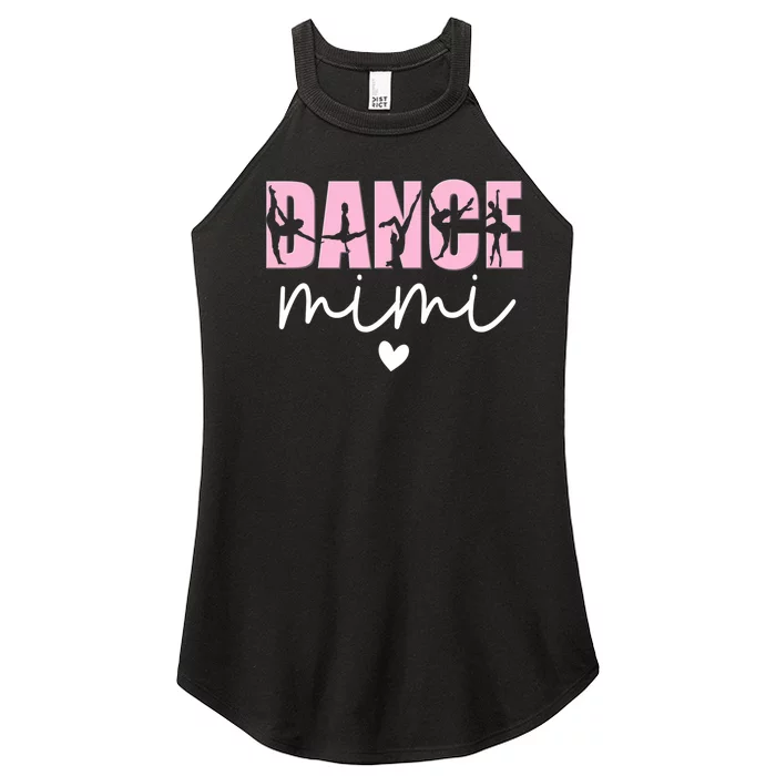 Dance Mimi Grandma Mimi Of A Dancer Dancing Mimi Women’s Perfect Tri Rocker Tank