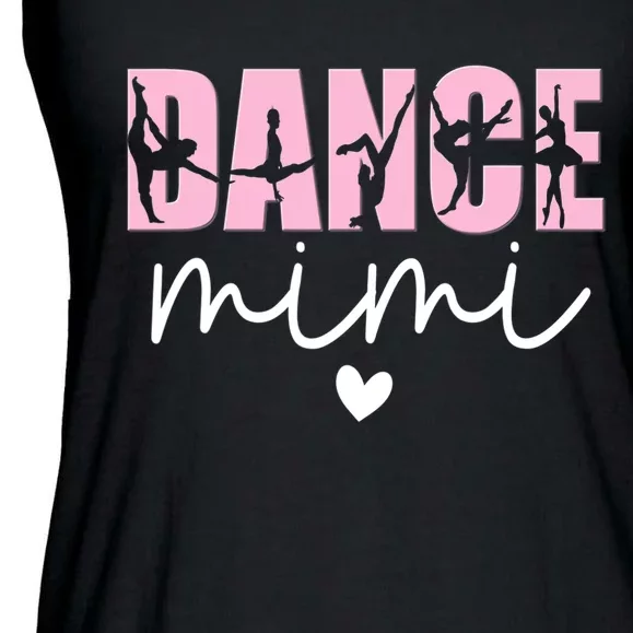 Dance Mimi Grandma Mimi Of A Dancer Dancing Mimi Ladies Essential Flowy Tank