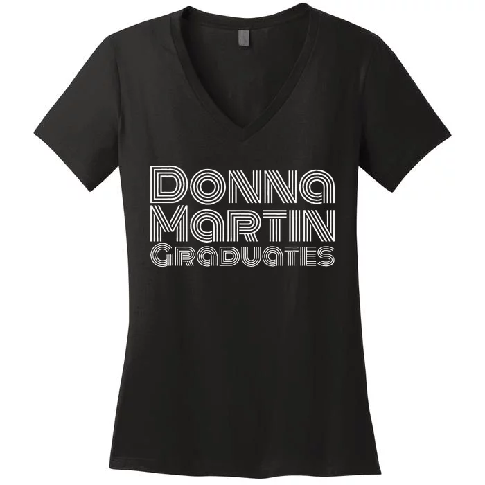 Donna Martin Graduates Women's V-Neck T-Shirt