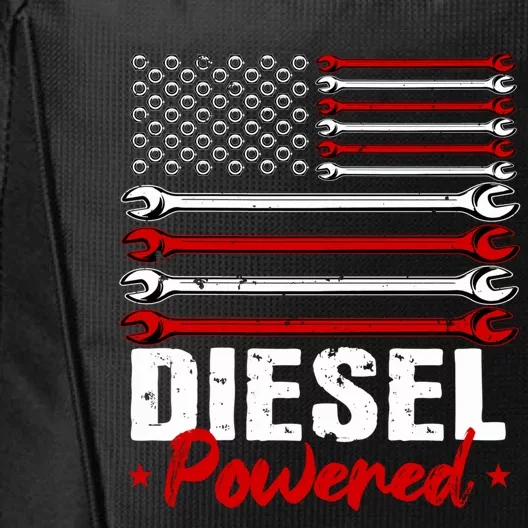 Diesel Mechanic Gifts Design On Back City Backpack