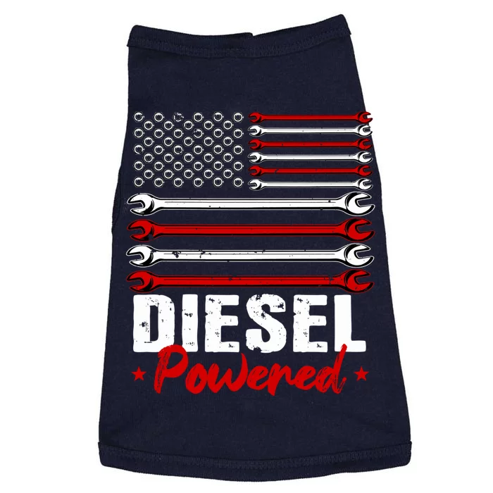 Diesel Mechanic Gifts Design On Back Doggie Tank