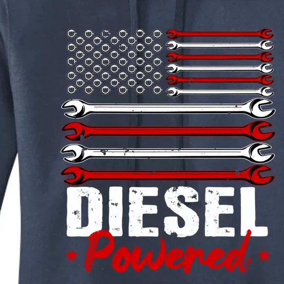 Diesel Mechanic Gifts Design On Back Women's Pullover Hoodie