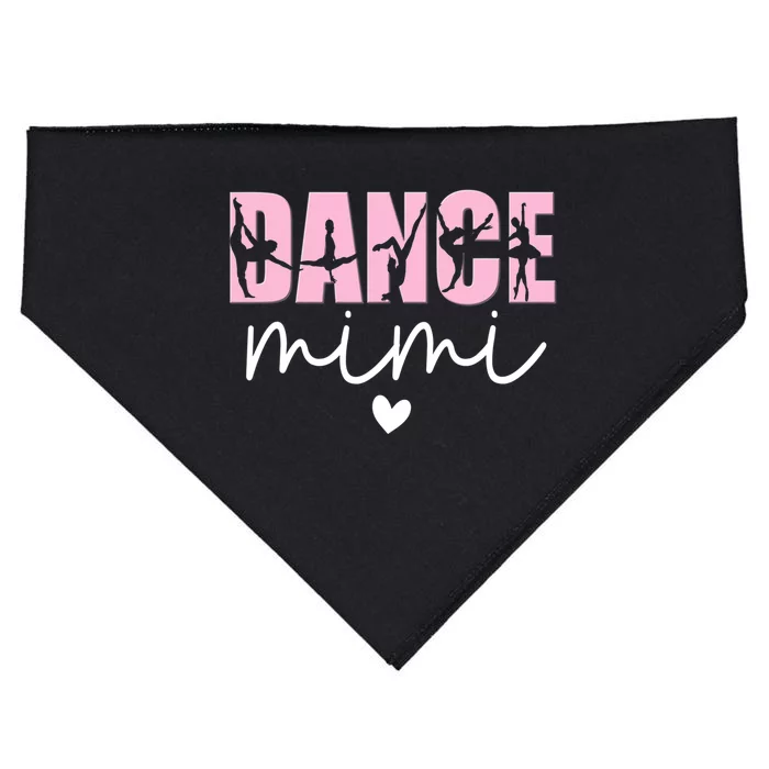 Dance Mimi Grandma Mimi Of A Dancer Dancing Mimi USA-Made Doggie Bandana