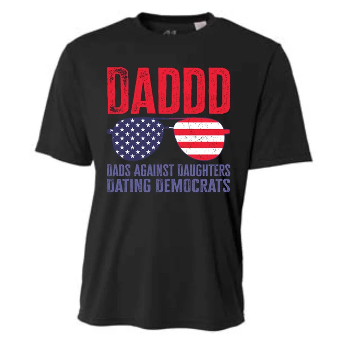 Daddd Meaningful Gift Dads Against Daughters Dating Democrats Gift Cooling Performance Crew T-Shirt