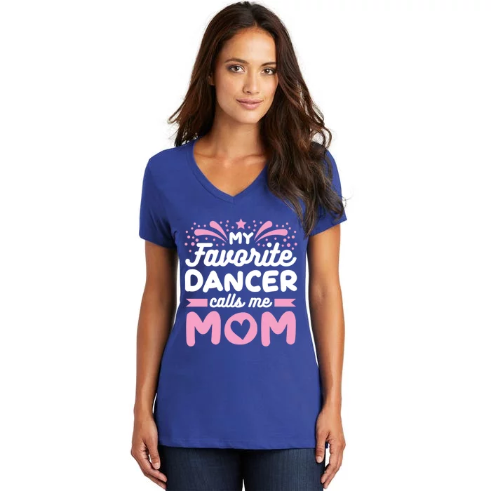 Dance Mom Gift Women's V-Neck T-Shirt