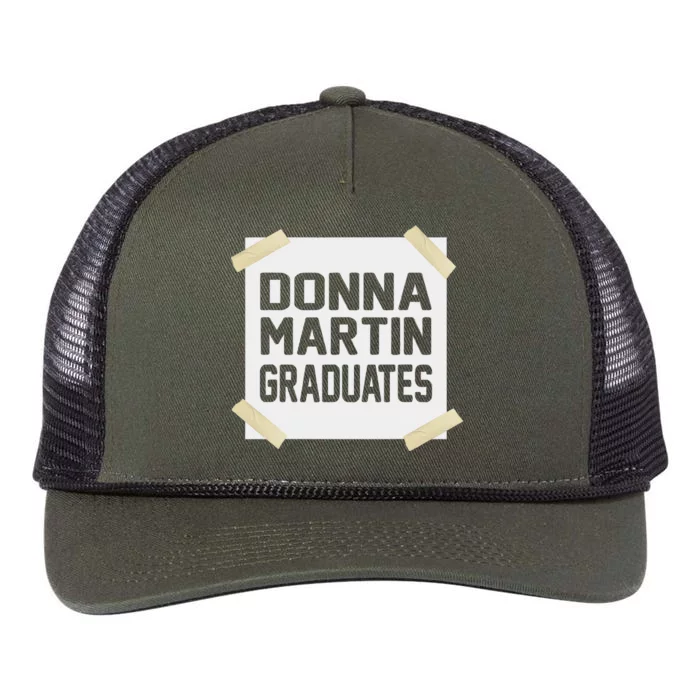 Donna Martin Graduates Funny Gift Retro Rope Trucker Hat Cap