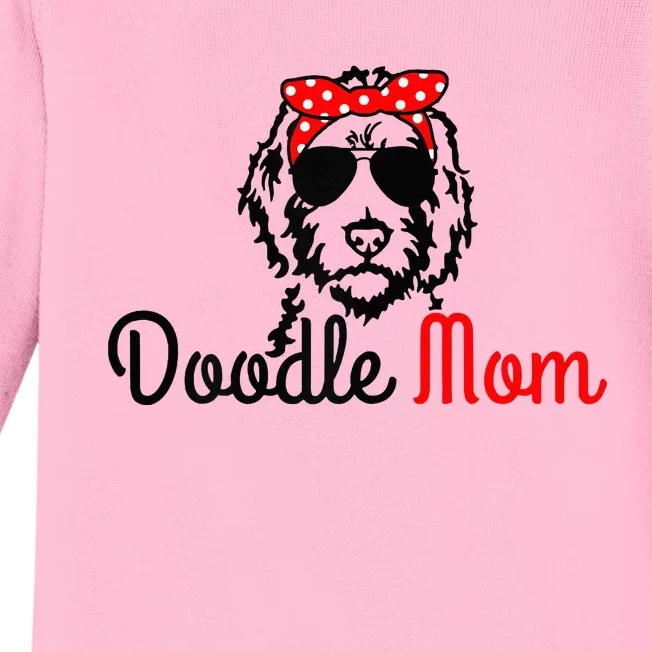 Doodle Mom Goldendoodle Labradoodle Dog Baby Long Sleeve Bodysuit