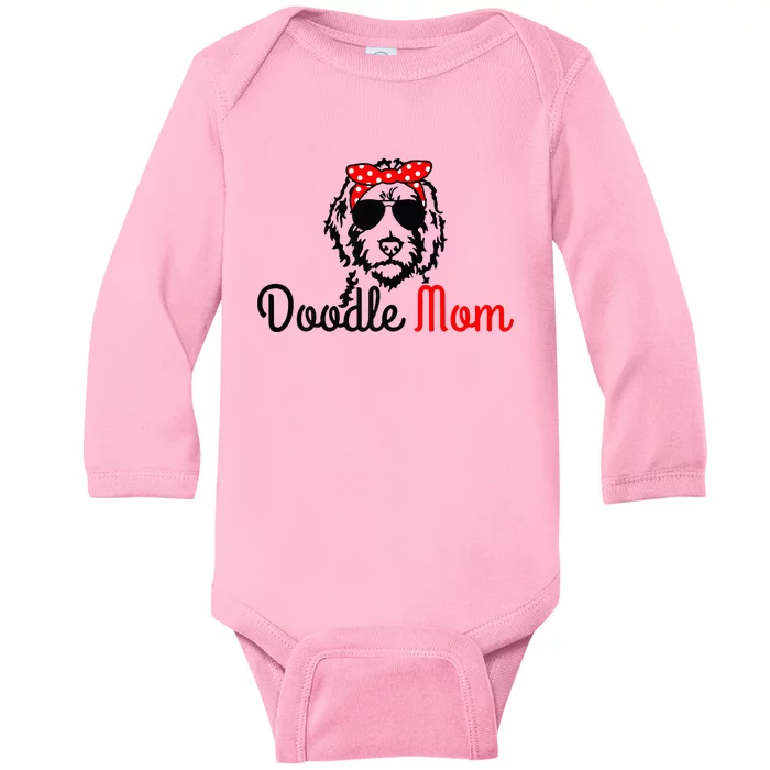 Doodle Mom Goldendoodle Labradoodle Dog Baby Long Sleeve Bodysuit