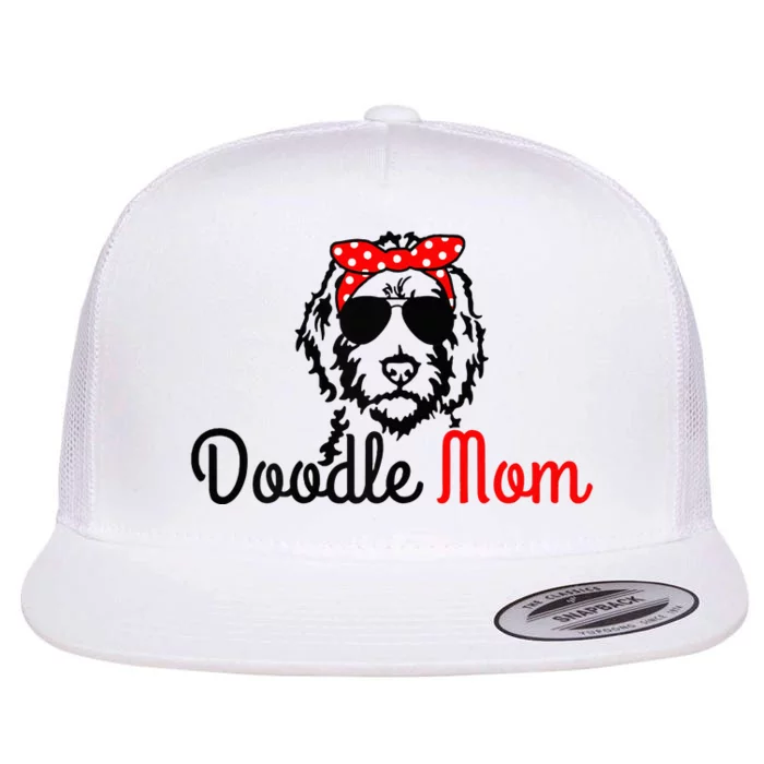 Doodle Mom Goldendoodle Labradoodle Dog Flat Bill Trucker Hat