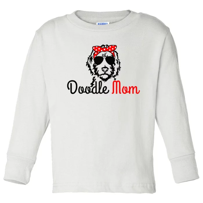 Doodle Mom Goldendoodle Labradoodle Dog Toddler Long Sleeve Shirt