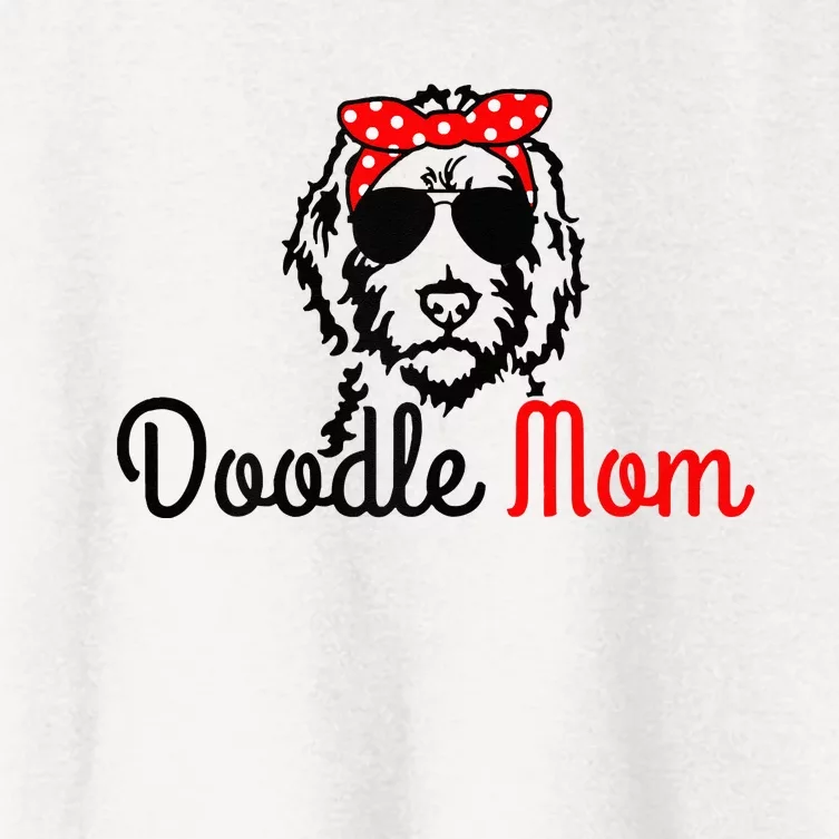 Doodle Mom Goldendoodle Labradoodle Dog Women's Crop Top Tee