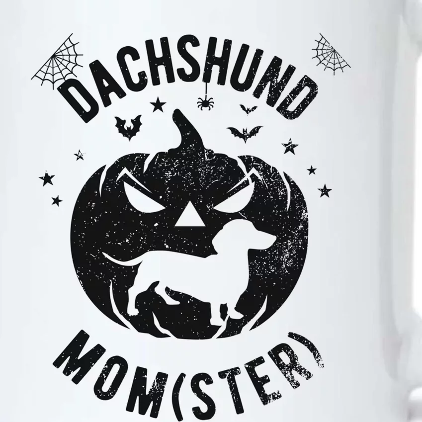 Dachshund Momster Gift Halloween Gift Black Color Changing Mug