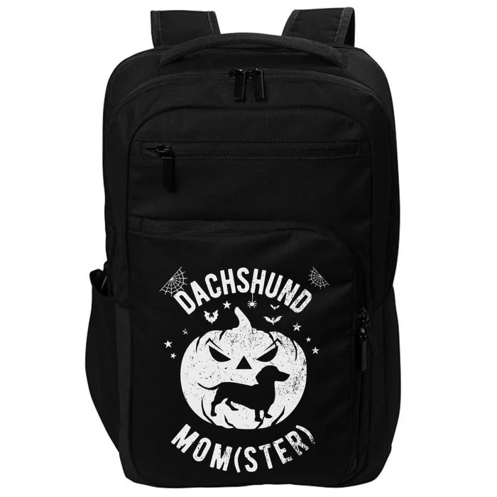 Dachshund Momster Gift Halloween Gift Impact Tech Backpack