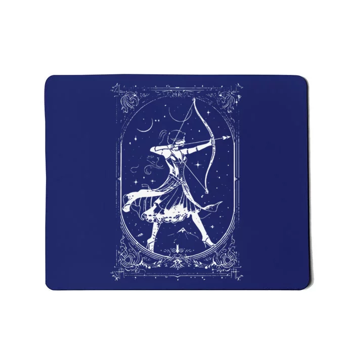 Diana Moon Goddess Celestial Deity Roman Mythology Mousepad