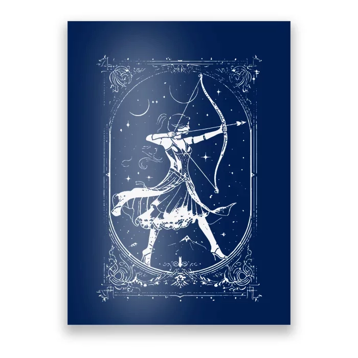 Diana Moon Goddess Celestial Deity Roman Mythology Poster