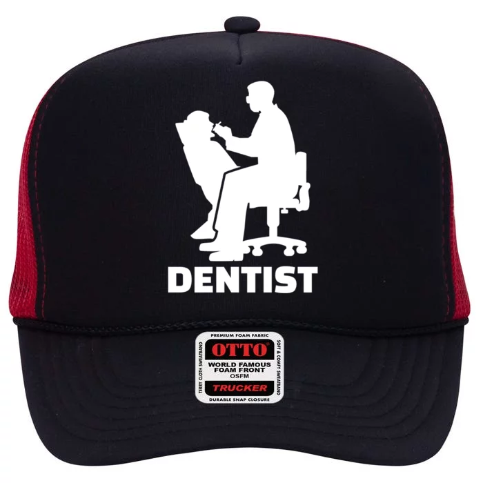 Dentist Meaningful Gift High Crown Mesh Trucker Hat