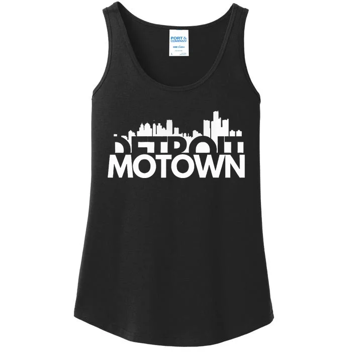 Detroit Michigan House Motown Ladies Essential Tank