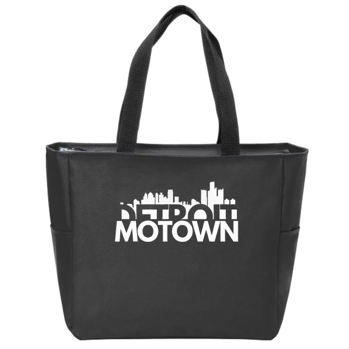 Detroit Michigan House Motown Zip Tote Bag