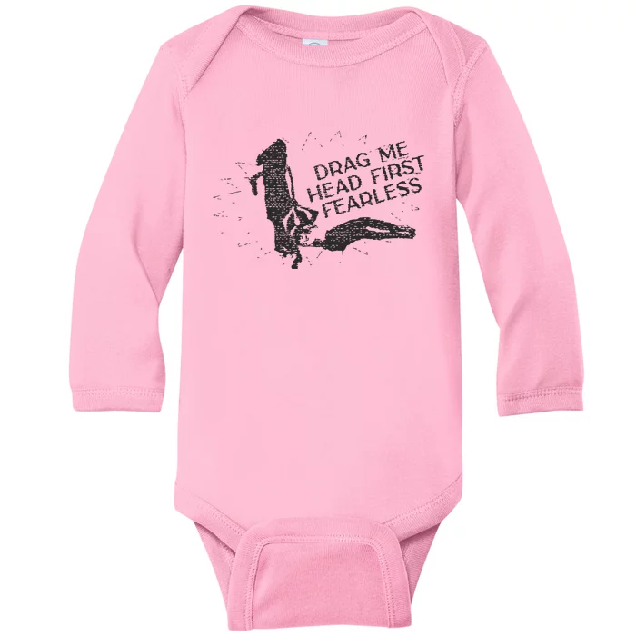 Drag Me Head First Fearless Baby Long Sleeve Bodysuit