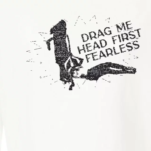 Drag Me Head First Fearless Cropped Pullover Crew