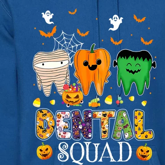 Dental Mummy Halloween Spooky Ghost Dentist Teeth Pumpkin Gift Premium Hoodie