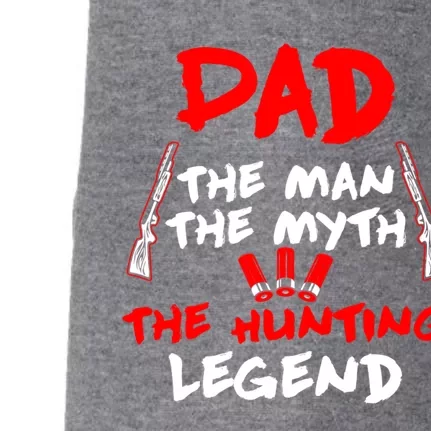 Dad Myth Hunting Legend Shotgun Shells Camping Trip Cute Gift Doggie 3-End Fleece Hoodie