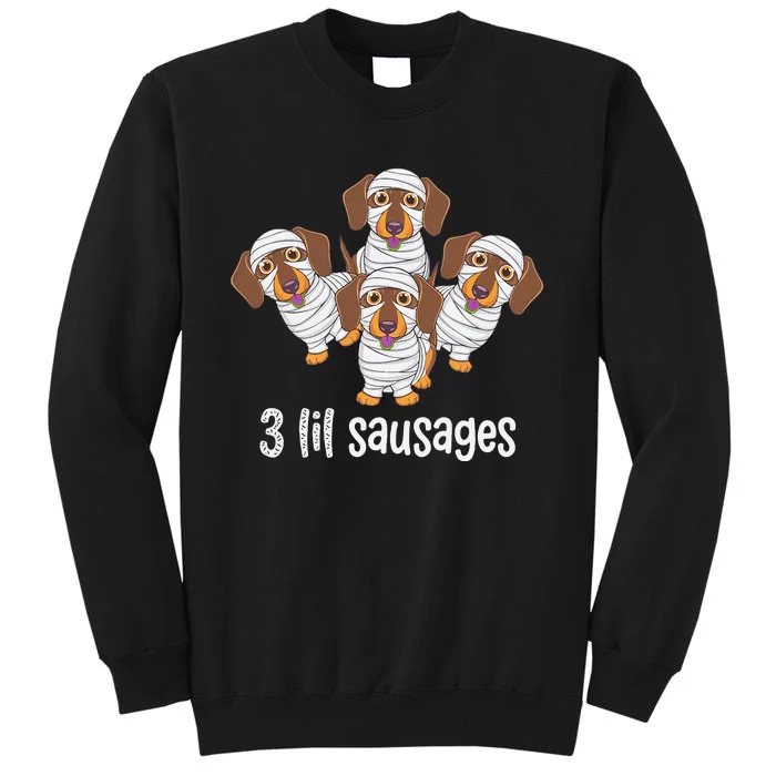 Dachshund Mummy Halloween Gifts For Dog Owners Tall Sweatshirt