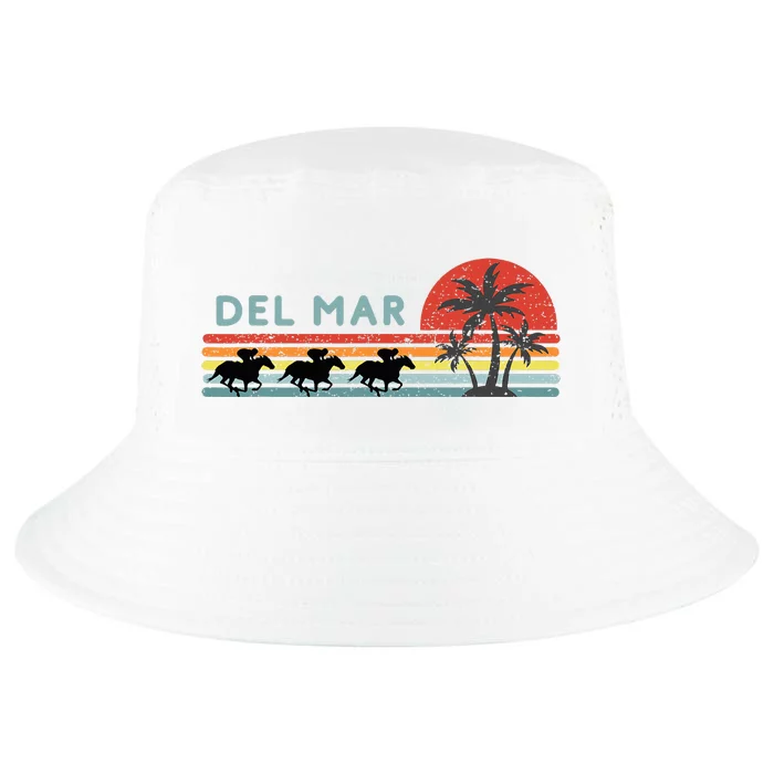 Del Mar Horse Racing Thoroughbred Santa Anita Horseplayers Cool Comfort Performance Bucket Hat