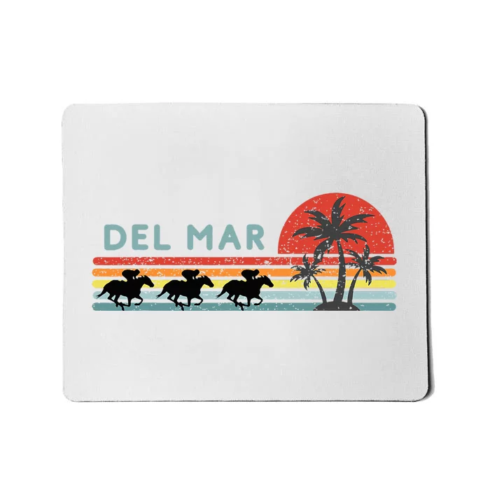 Del Mar Horse Racing Thoroughbred Santa Anita Horseplayers Mousepad