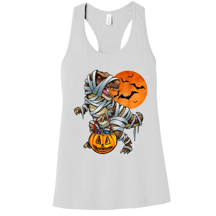 Dinosaur Mummy Halloween Kids Boy Girl Women's Racerback Tank