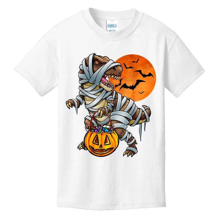 Dinosaur Mummy Halloween Kids Boy Girl Kids T-Shirt