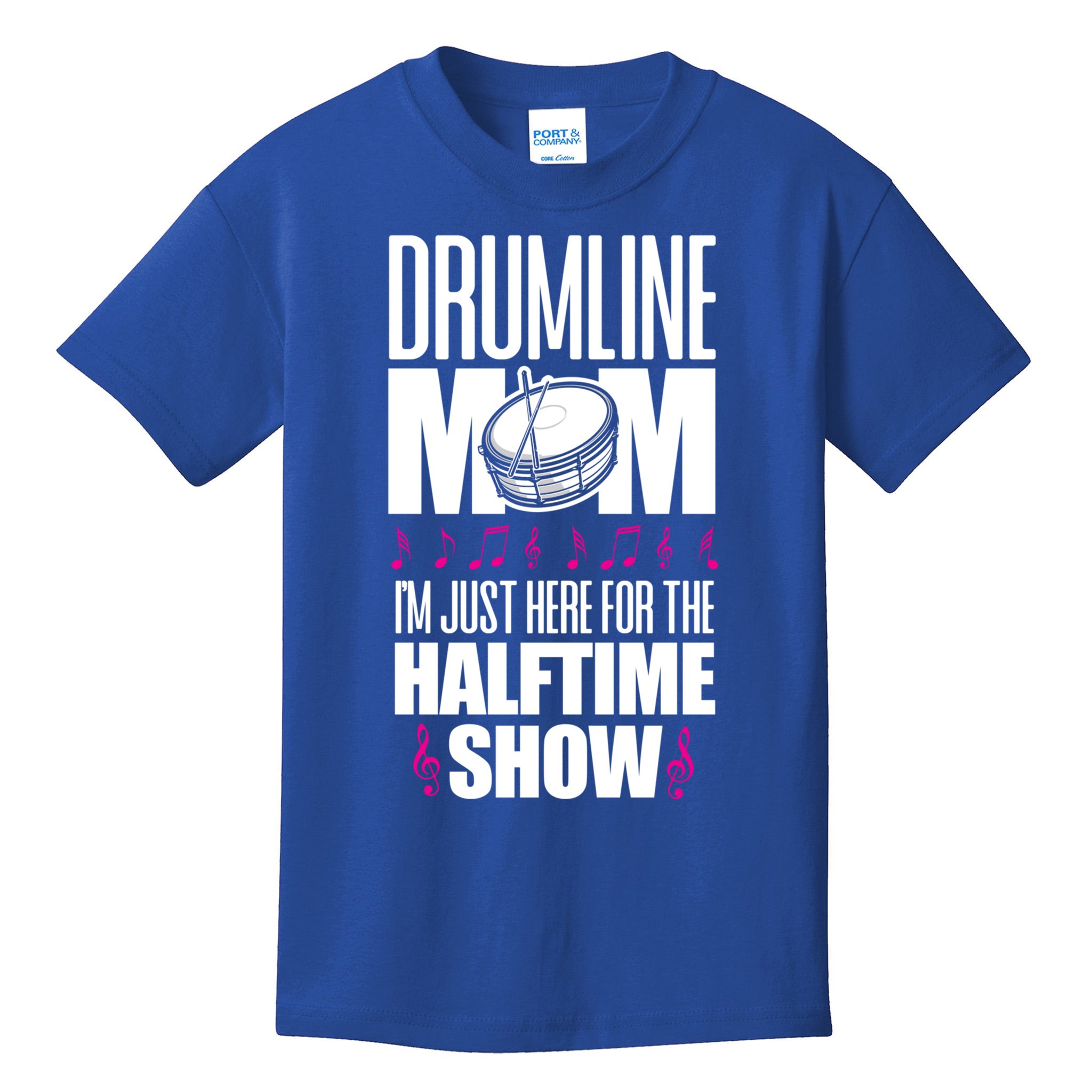 Color Guard Mom Im Just Here For The Halftime Show T-Shirt