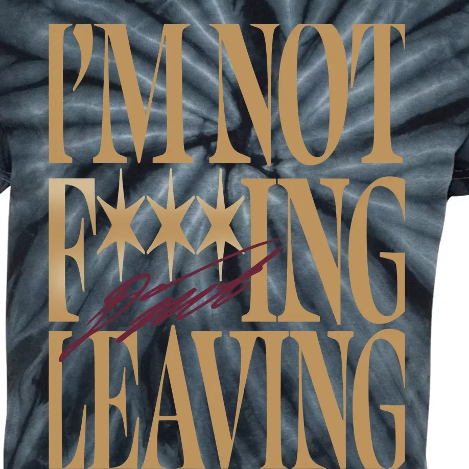 Donovan Mitchell IM Not Fucking Leaving Limited Kids Tie-Dye T-Shirt