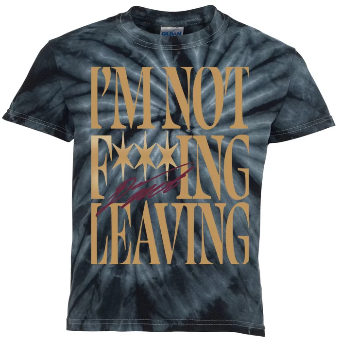 Donovan Mitchell IM Not Fucking Leaving Limited Kids Tie-Dye T-Shirt