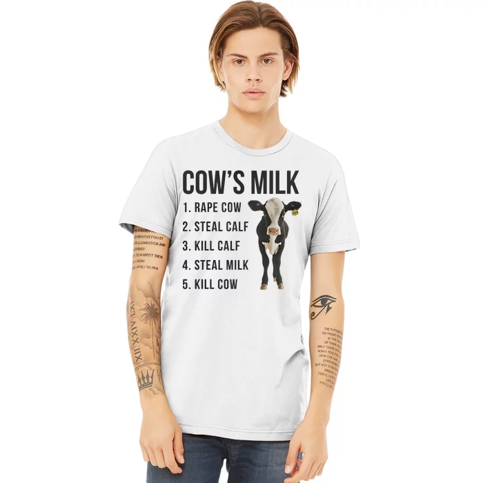 Dairy Milk Industry For Vegan Activist Premium T-Shirt