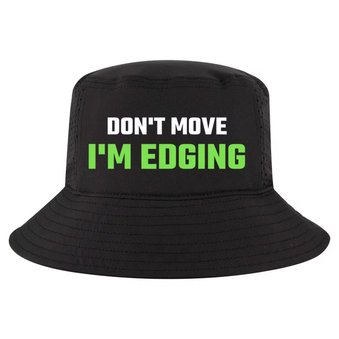 DonT Move IM Edging Sarcastic Saying Cool Comfort Performance Bucket Hat