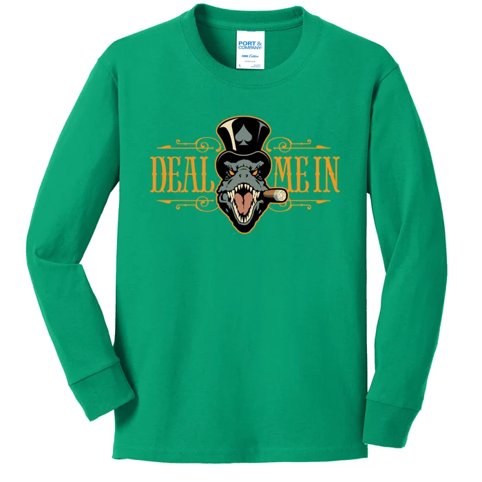 Deal Me In Kids Long Sleeve Shirt