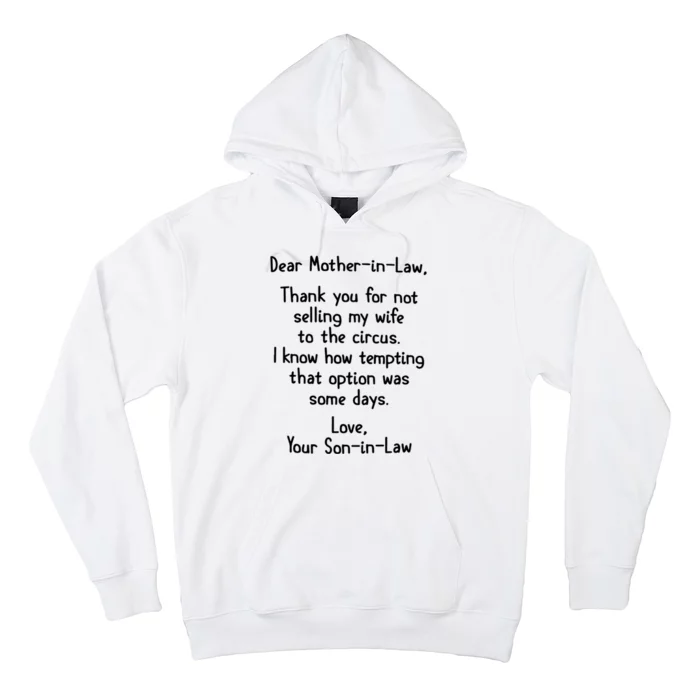 Dear Mother In Law Hoodie